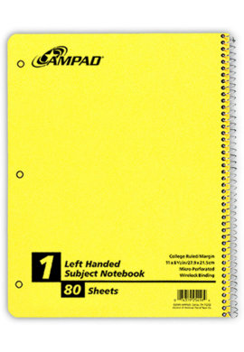 Left-Handed Notebooks : Left-Handed Notebooks
